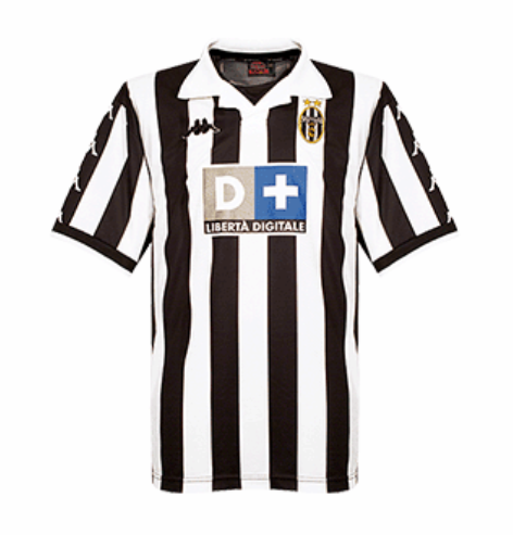 1999-2000 Juventus Retro Home Kit Soccer Jersey